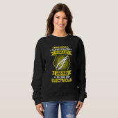 Sweatshirt Young Lady Electrician (Devant entier)