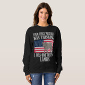 Sweatshirt Your first mistake was thinking i was one of the l (Devant entier)