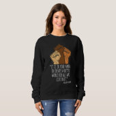 Sweatshirt Your Hands Create Better World Black History Month (Devant entier)