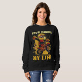 Sweatshirt Your Hobby My Life Enduro Motocross (Devant entier)