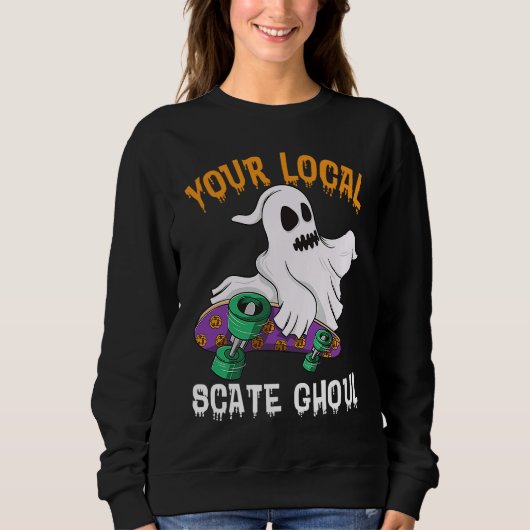 Sweatshirt Your Local State Chouls  Men Ghost Scary Halloween (Devant)