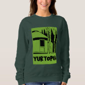 Sweatshirt Yourt Vivant Dans La Nature (Devant)