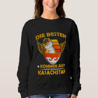 Sweatshirt Yourte République du Kazakhstan Qazaqstan drapeau