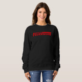 Sweatshirt Youth Fire Brigade Lettering on the Back Fire Bri (Devant entier)