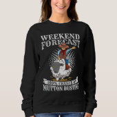 Sweatshirt Youth Rodeo Mutton Busting Quote for a Mutton Bust (Devant)