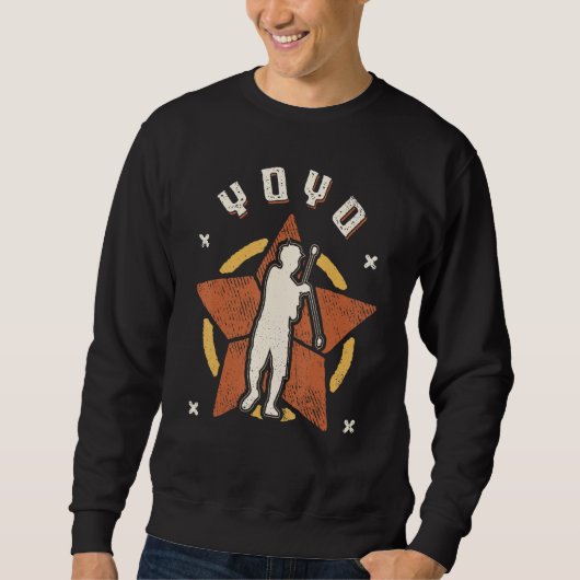 Sweatshirt Yoyo Vintage Retro Classic (Devant)