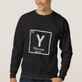 Sweatshirt Yttrium Y chemical element (Devant)