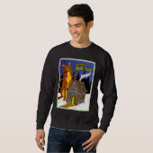 Sweatshirt Yule Cat (Devant entier)