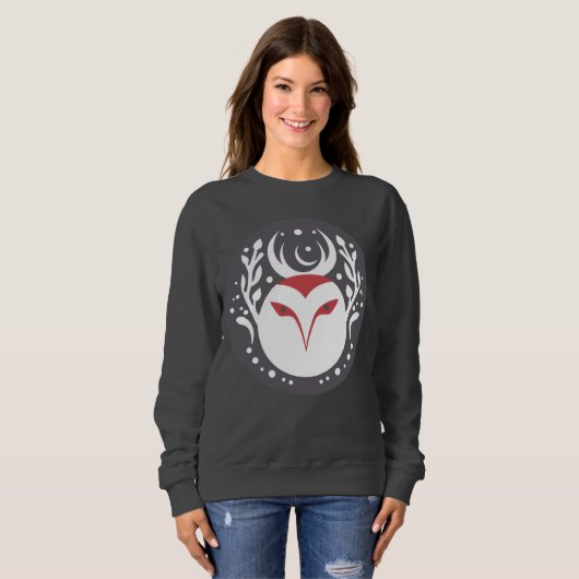 Sweatshirt Yule Owl (Devant entier)