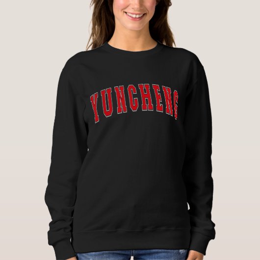 Sweatshirt Yuncheng China Proud Chinese Vacation Souvenir Yun (Devant)