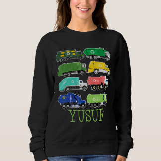Sweatshirt Yusuf Trash Truck For Kids Collector Ecologist Gar