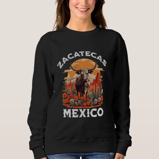 Sweatshirt Zacatecas Mexique Mi Pueblo Querido (Devant)