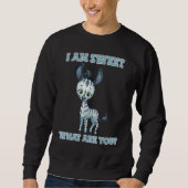 Sweatshirt zebra (Devant)