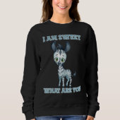 Sweatshirt zebra (Devant)