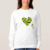 Sweatshirt Zebra-heart (Devant)
