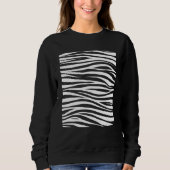Sweatshirt Zebra Pattern Zebra Colors (Devant)