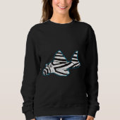 Sweatshirt Zebra Pleco Fish (Devant)