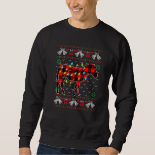 Sweatshirt Zebra Xmas éclaire un doux pull de Noël