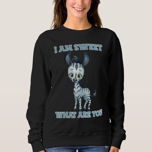 Sweatshirt zèbre (Devant)
