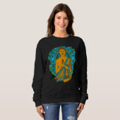 Sweatshirt Zen Buddha Mandala Spiritual Asian Style Meditatio (Devant entier)