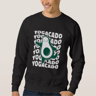 Sweatshirt Zen Yoga And Meditation Yogacado Cute Yoga