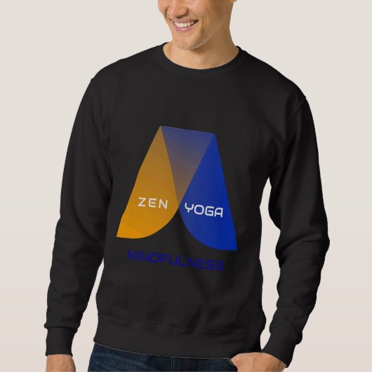 Sweatshirt Zen Yoga Mindfulness 9 (Devant)