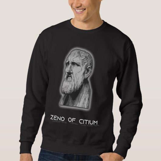 Sweatshirt Zeno du fondateur du citium de l'école stoïque. Pè (Devant)