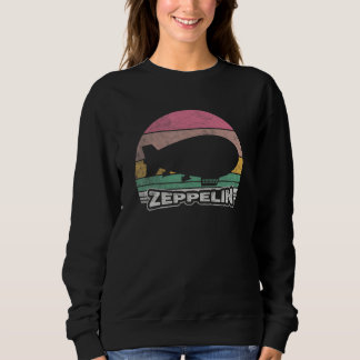 Sweatshirt Zeppelin Vintage Rétro Zeppelin Dirigible