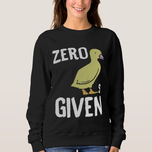 Sweatshirt Zero Ducks Given Duck (Devant)