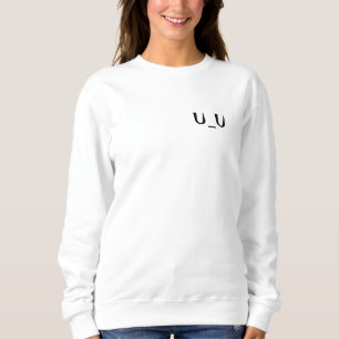 Sweatshirt zéro filtre 100% réel en blanc