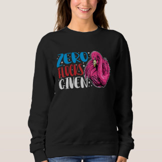 Sweatshirt Zero Flocks Given  Animal  Flamingo For Men Women