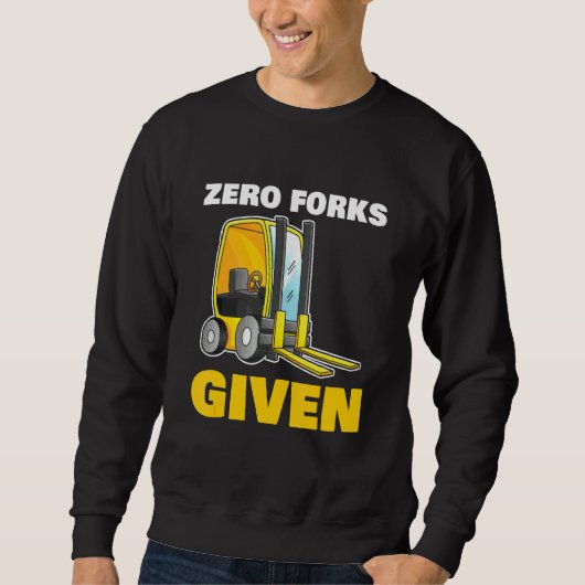 Sweatshirt Zéro Fourchettes Données pour tous les ouvriers du (Devant)