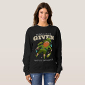 Sweatshirt Zero Lucks Given  St Patrick s Day St Paddys Day   (Devant entier)