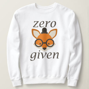 Sweatshirt Zéro renard donné