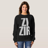 Sweatshirt Zi Zir Big Obvious Nonbinary Pronouns (Devant entier)