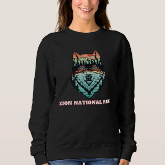 Sweatshirt Zion National Park Outdoor Wolf Hiking Lake Sunset