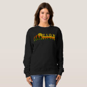 Sweatshirt Zion National Park Sunny Mountain Treeline (Devant entier)