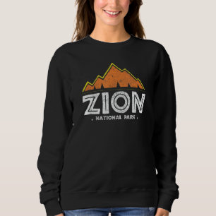 Sweatshirt Zion National Park Utah Retro Vintage