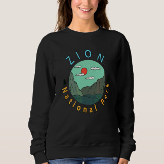 Sweatshirt Zion National Park Utah Touriste Hiker