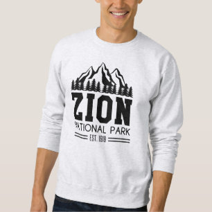 Sweatshirt Zion National Park Utah USA Outdoor Randonnée