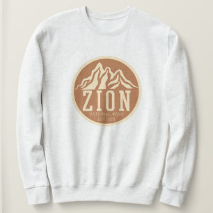 Sweatshirt Zion National Park Utah USA Outdoors Retro