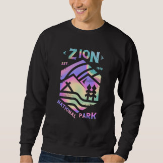 Sweatshirt Zion Utah Beehive State National Parks Mighty 5 Te