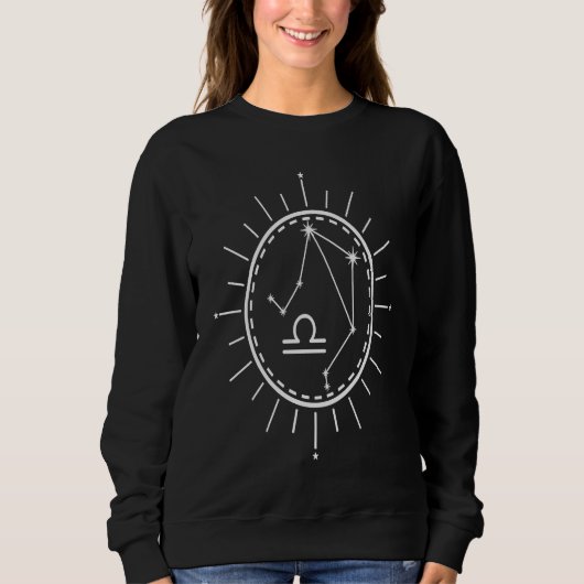 Sweatshirt Zodiac Sign Libra Constellation (Devant)