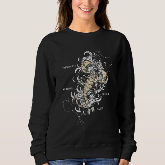 Sweatshirt Zodiac Sign Scorpio (Devant)