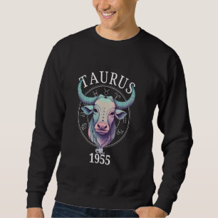 Sweatshirt Zodiac Taurus Bull Né en 1955