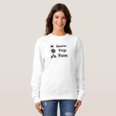 Sweatshirt Zodiaque Soleil Lune Ascendant Astrologie Céleste (Devant entier)