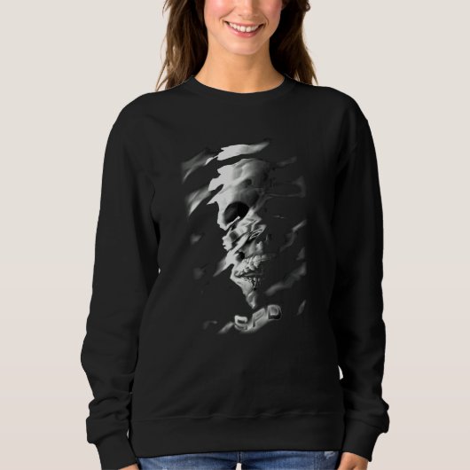 Sweatshirt Zombie au Crâne Sous-Marin (Devant)