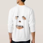 Sweatshirt Zombie dans les vêtements déchirés (Dos)