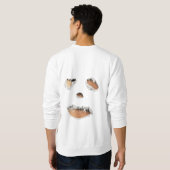 Sweatshirt Zombie dans les vêtements déchirés (Dos entier)