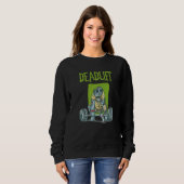 Sweatshirt Zombie Deadlift Weight Training Exercise Workout T (Devant entier)